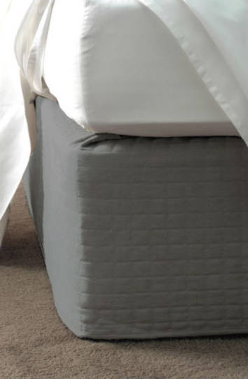 Suede Quilted Bedwrap Castlerock